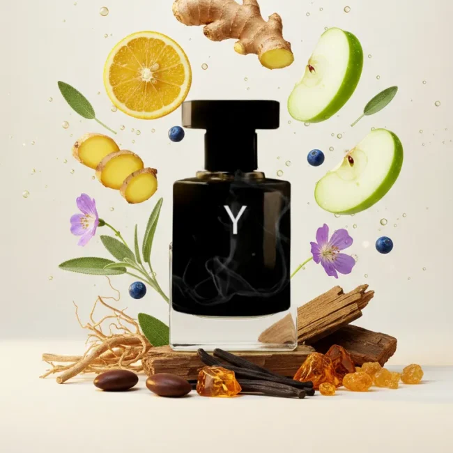 Y for Men perfume bottle, inspired by YSL Y, premium masculine fragrance with citrus, apple, sage, and woody notes