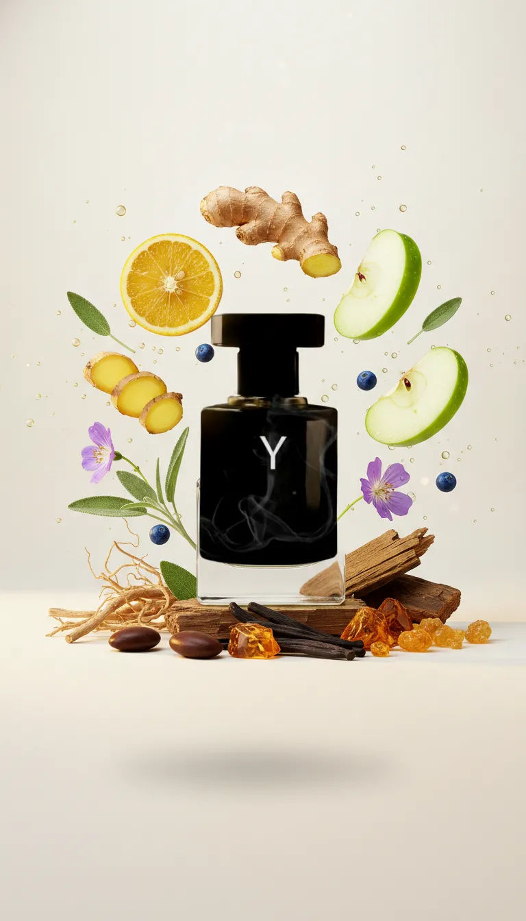 Y for Men perfume bottle, inspired by YSL Y, premium masculine fragrance with citrus, apple, sage, and woody notes