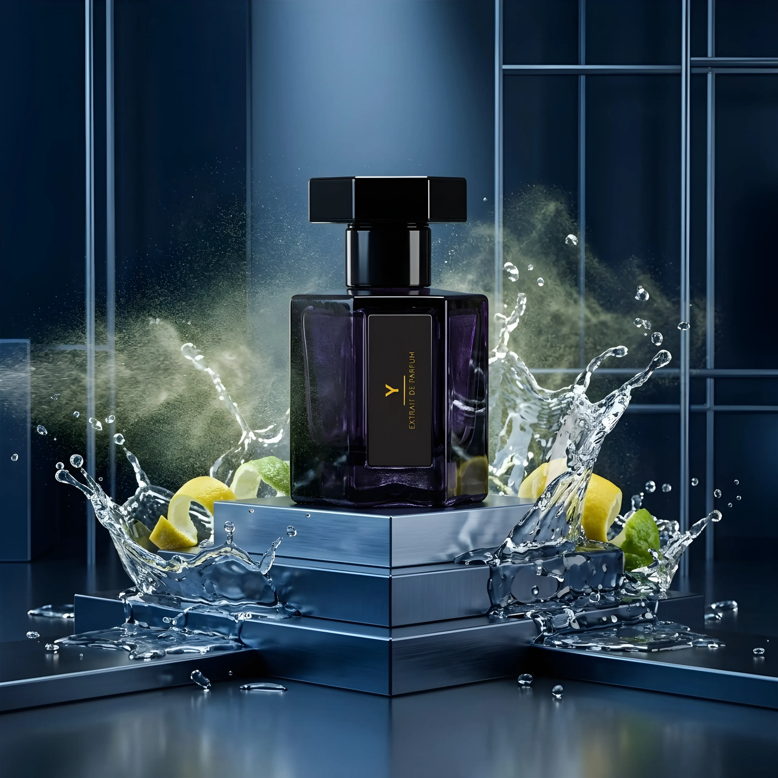 Y for Men perfume bottle, inspired by YSL Y, premium masculine fragrance with citrus, apple, sage, and woody notes