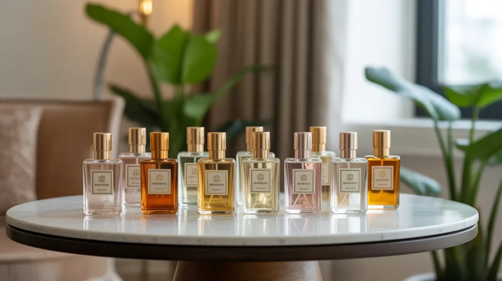 Best Perfume for Men showcased by Royal Aroma BD featuring premium Bravakai perfumes with elegant bottles and long lasting scents.