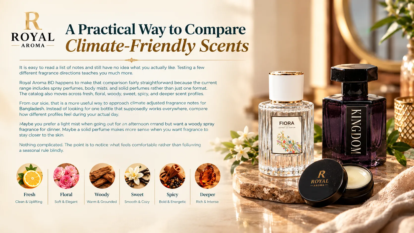 A Practical Way to Compare Climate-Friendly Scents