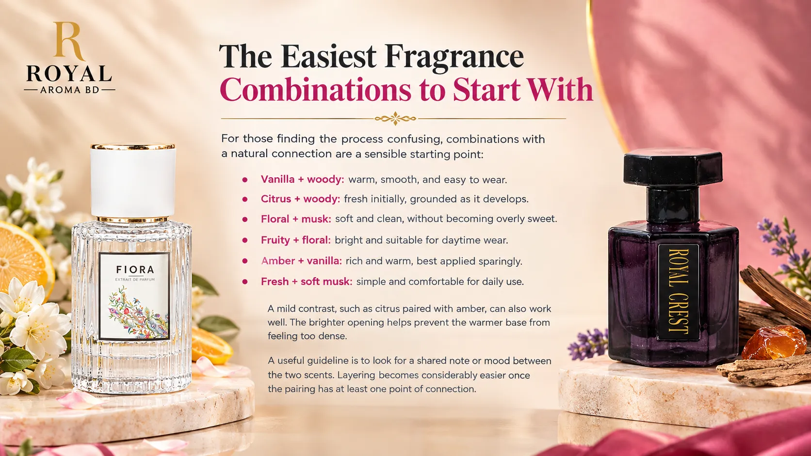 The Easiest Fragrance Combinations to Start With | Fragrance layering for beginners