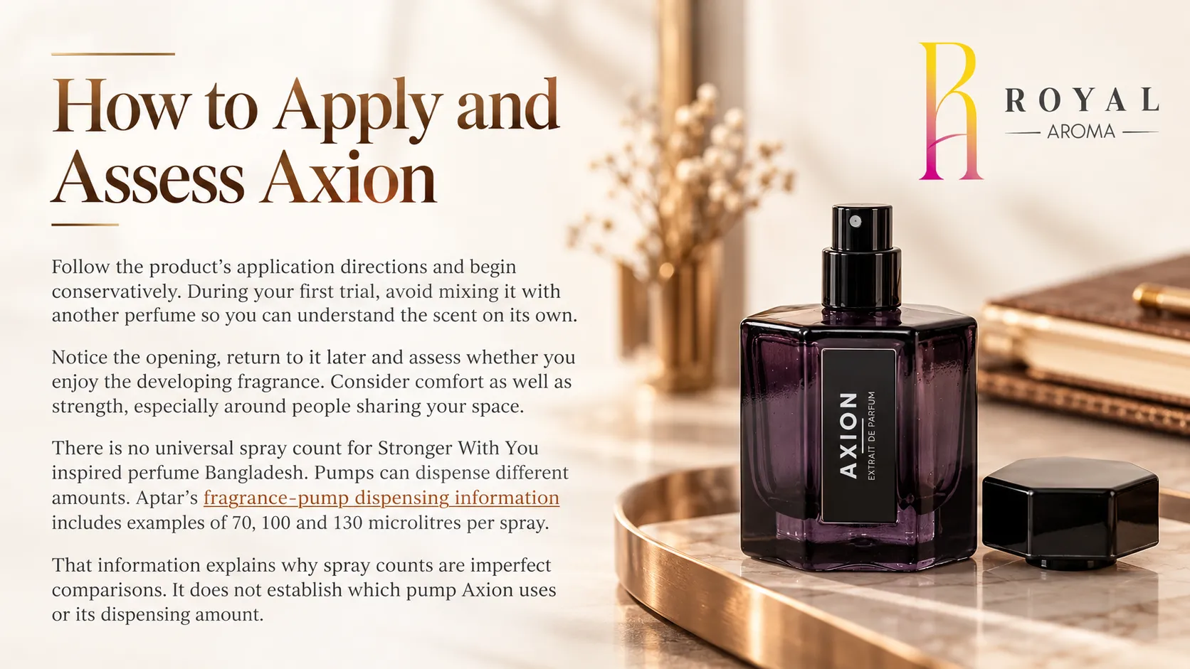 How to Apply and Assess Axion